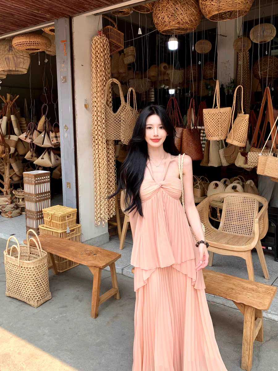 4 29 pm20 신제품 켜기 새로운 하나 달콤한 복숭아 yikett 맨위 반 스커트 세트