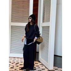 批发韩版复古加绒加厚拼接假两件<b class='q'>卫衣</b>+屁帘+松紧腰休闲裤3件套