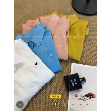 新款韩版时尚100%苎麻刺绣爱心长袖衬衫