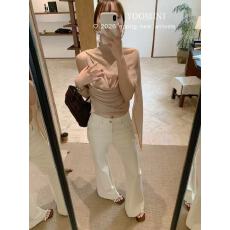 批发新款清冷氛围感荡领捏褶拼接轻纱披肩假两件背心