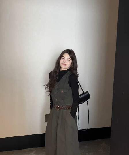 새로운 패션 품격 다용도 슬림해 보이는 캐주얼 민소매 조끼 데님 드레스 벨트 투피스 세트