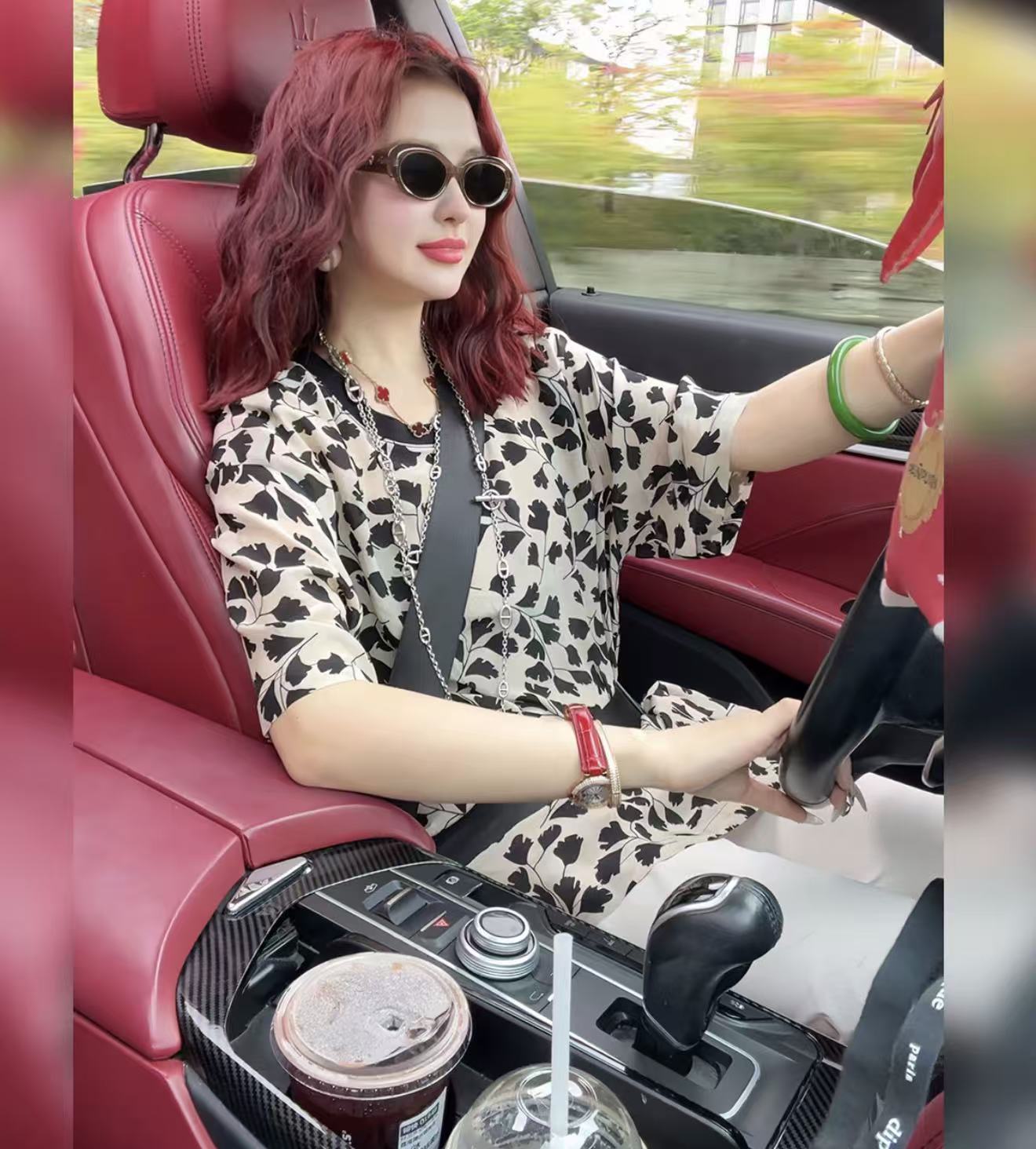 여름 새로운 패션 품격 캐주얼 폭발 반팔 셔츠