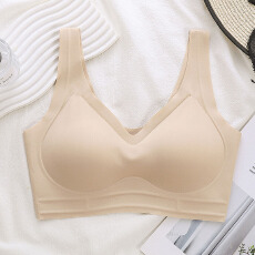 批发2025新款无磁无痕春夏<b class='q'>聚拢</b>背心无钢圈美背果冻隐形超薄款内衣女士