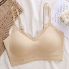 批发超薄粉底液果冻韩系百搭简约无痕美背吊带内衣固定杯女士<b class='q'>夏季</b>