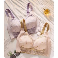 批发新款超薄调整型<b class='q'>内衣</b>女哺乳<b class='q'>大码</b>收副乳防下垂无钢圈软支撑文胸罩