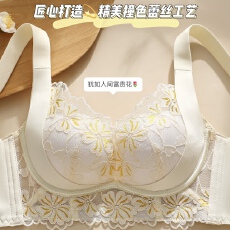 批发内衣女调整型提胸<b class='q'>聚拢</b>小胸显大反重力提拉上托防下垂无钢圈<b class='q'>文胸</b>罩