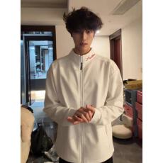 批发德绒 美式刺绣半高领德绒打底衫男秋冬内搭健身训练运动卫衣外套