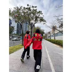 批发华棉复合320克 毛巾绣原版做法/包边 彩色毛巾绣连帽<b class='q'>开衫</b>卫衣<b class='q'>男</b>女