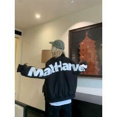 批发小牛津复合贴皮刺绣 美式字母刺绣外套<b class='q'>春</b>季街头休闲百搭情侣夹克