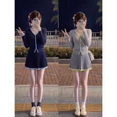 批发实拍有货 <b class='q'>针织</b><b class='q'>开衫</b>女2026新款长袖精致漂亮贵气松弛感上衣搭配针