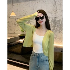 批发大板型现货亲肤防晒<b class='q'>开衫</b>女夏季薄款小坎肩外搭宽松披肩空调衫