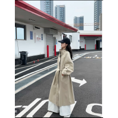 批发【琉璃爵士】立领风衣女2025年秋季新款中长款气质<b class='q'>时尚</b>外套