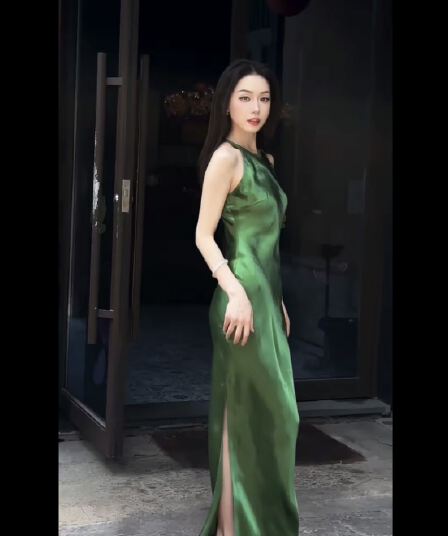 자르다 하나 신제품 100 아세트산 클래식 비스듬한 자르다 드레스