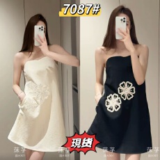批发MIANMIANONLINE“序曲”透视背心刺绣设计款背心松弛感<b class='q'>连衣裙</b>