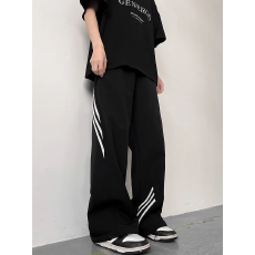 批发美式机能三条杠冲锋裤女夏季新款学生<b class='q'>韩版</b>休闲运动长裤