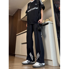 批发美式机能三条杠冲锋裤女夏季新款学生<b class='q'>韩版</b>休闲运动长裤