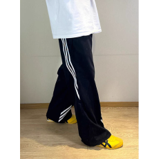 批发美式机能三条杠冲锋裤女夏季新款学生<b class='q'>韩版</b>休闲运动长裤