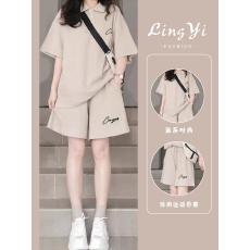 批发休闲<b class='q'>运动</b>套装女夏季新款学生韩版<b class='q'>宽松</b>两件套