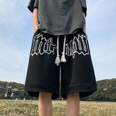 批发美式潮流运动<b class='q'>裤</b>女2026夏季新款学生<b class='q'>韩版</b>宽松百搭篮球五分<b class='q'>裤</b>