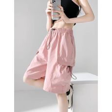 批发美式工<b class='q'>装</b>短<b class='q'>裤</b>女夏季新款学生<b class='q'>韩版</b>宽松五分<b class='q'>裤</b>