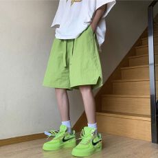 批发多巴胺穿搭五分<b class='q'>裤</b>女夏季新款学生<b class='q'>韩版</b>宽松休闲运动短<b class='q'>裤</b>