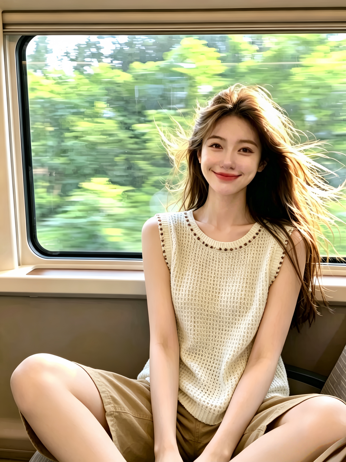 보헤미안 바람 무거운 작업 비즈 박기 니트 조끼 여성 2026 여름 외출용 외국 가스 연령 감소 루즈핏 민소매 맨위