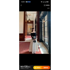 批发Catyears猫年 奢雅典范~网纱褶皱一<b class='q'>字</b>肩针织上衣+大A摆<b class='q'>半身裙</b>套装