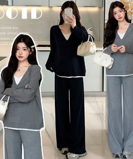 2026 가을 새로운 게으른 착용 가져 가라. 캐주얼 세트