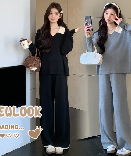 2026 가을 새로운 느긋한 게으른 착용 가져 가라. 캐주얼 세트
