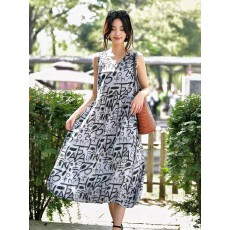 批发新款时尚棉绸<b class='q'>连衣裙</b>女修身显瘦<b class='q'>人造棉</b>旅游度假长款裙子