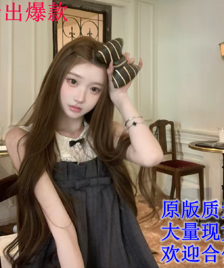 26 ss 梦回 롱 아일랜드 jor a 약화 된 맞춤 체크무늬 3층 플리츠 슬립 드레스