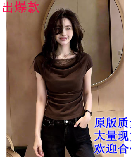 항구 바람 우아함 패션 편안함 빛 요리 한 프랑스식 바람 흔들다 칼라 반팔 셔츠 디자인 센스 작은 대중 품격 출퇴근 맨위