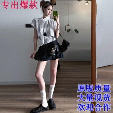 批发韩系学院风高级感不规则<b class='q'>无袖</b>衬衫女2026夏新款独特休闲衬衣两件套