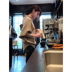 已到货 Chill巧儿秋意正浓贵气慵懒显瘦百搭高领蝙蝠袖毛衣针织衫