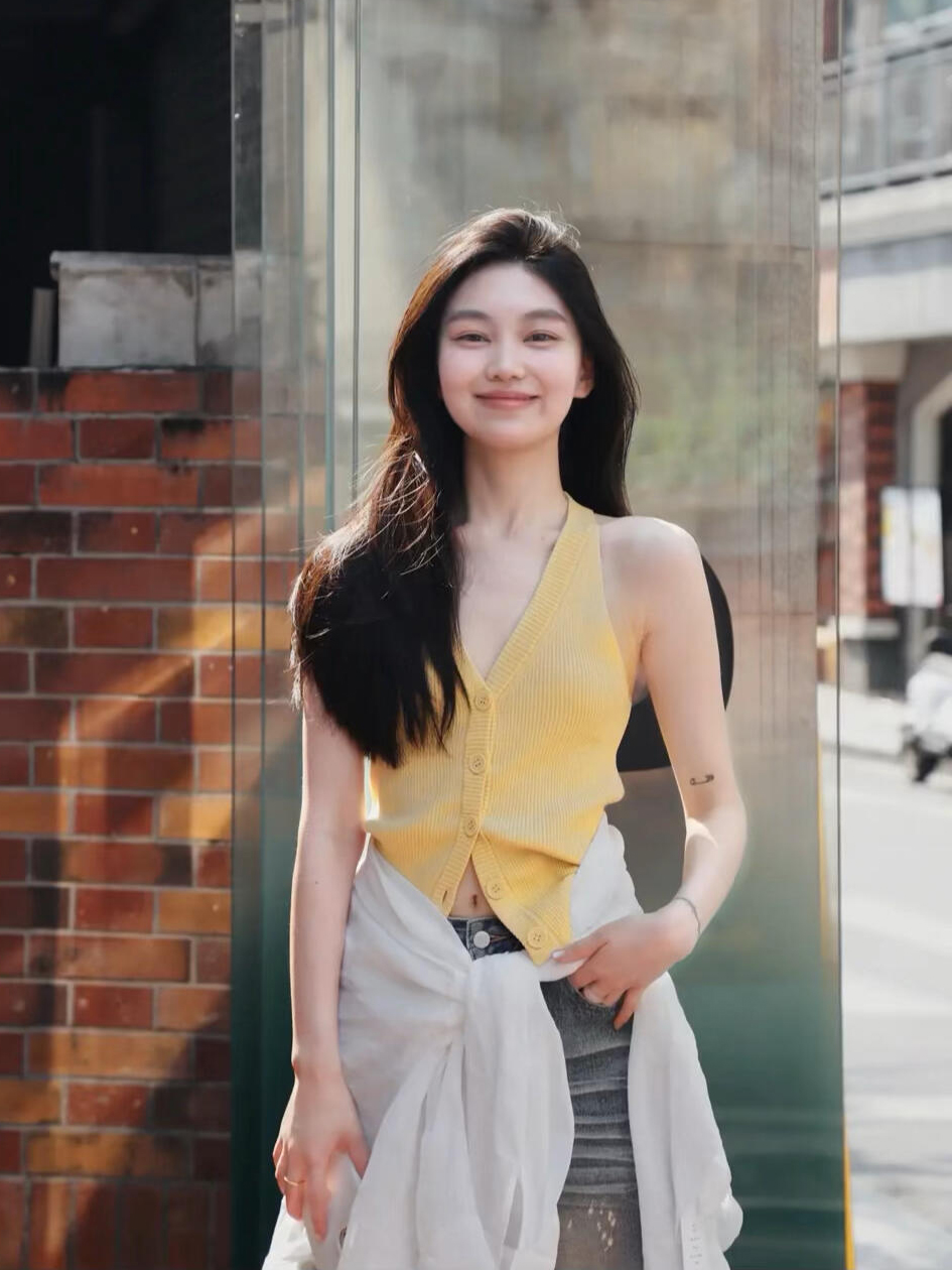 있음 도착 여름 민소매 니트 오픈 가디건 조끼 새로운 디자인 센스 행침 목 작은 대중 다용도 맨위 여름