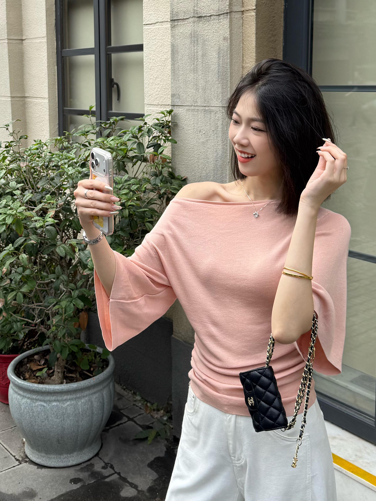 있음 도착 사쿠라 섬 사랑 여름 부드러운 한 부서 품격 패션 슬림해 보이는 다용도 순수한 욕망 우아함 얼음 센스 맨위