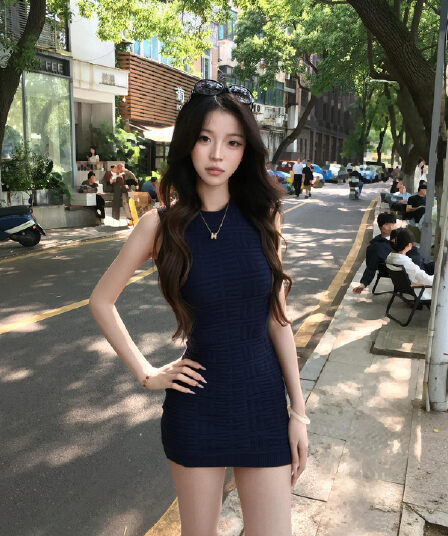 있음 도착 핫걸 순수한 욕망 섹시함 타이트 스커트 여성 여름 로얄 자매 몸매 가꾸기 허리 수축 슬림해 보이는 품격 민소매 드레스