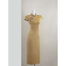 批发新中式国风庐州月矜贵气质高级<b class='q'>旗袍</b>连衣裙复古老钱显瘦2026夏