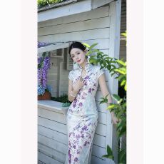 批发【染云薇】2026年新中式旗袍收腰改良气质连衣裙显瘦<b class='q'>夏</b>季百搭修身
