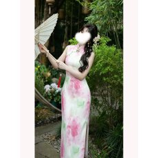 批发【芜桃】新中式自制新中式国风改良旗袍<b class='q'>夏</b>季显瘦修身日常连衣裙