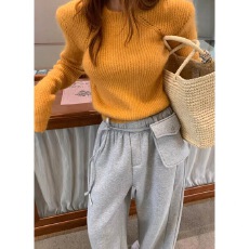 批发十三行<b class='q'>正品</b>2025冬季新款韩系缕空辣妹百搭显瘦小众毛衣