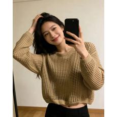 批发中长款<b class='q'>镂空</b>背心裙女无袖加长罩衫春秋季新款开叉亚麻针织上衣外搭