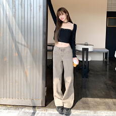 批发【BSF.area】松弛自由｜生活灵感直筒裤｜低腰随意 美式学院牛仔