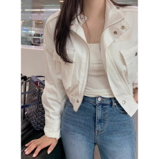 批发韩国<b class='q'>东大门</b><b class='q'>代购</b>甜美2026春季白色棉质扣短外套