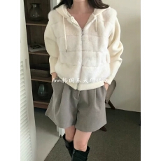 批发2026秋冬新款立领拉链设计感麻花无袖<b class='q'>背心</b>女短款叠穿马甲短外套潮