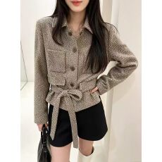 批发韩系<b class='q'>通勤</b>呢子大衣毛呢外套女2026冬天新款小个子巨好看高级感短款