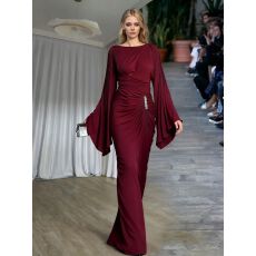 批发欧美跨境高级感气质绷带<b class='q'>连衣裙</b>新款时尚修身显瘦显身材长款裙子