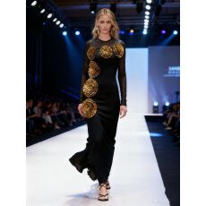 批发欧美风【春野森会】立体花修身显瘦遮肉<b class='q'>连衣裙</b>鱼尾裙