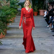 批发奢晚<b class='q'>礼服</b>名媛宴会交际晚装连衣裙