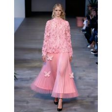 批发法式名媛温柔精致减龄蕾丝刺绣立领外套超仙飘逸网纱长裙<b class='q'>套装</b>